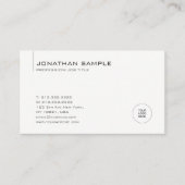 プロフェッショナルテンプレートミニマルモダントレンディー 名刺 (正面)