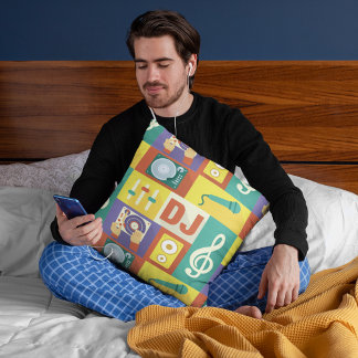 プロフェッショナルディスクジョッキーアイコニック設計 クッション