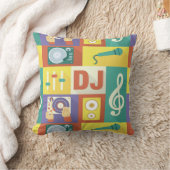 プロフェッショナルディスクジョッキーアイコニック設計 クッション (ブランケット)