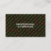プロフェッショナルディスクジョッキーDJミュージックミキサーDJパーティー 名刺 (正面)