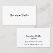 プロフェッショナルデザインクラシックノスタルジックルプレーン 名刺 (正面/裏面)