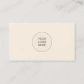 プロフェッショナルデザインテンプレート金ゴールドルック文字 名刺 (正面)