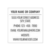 プロフェッショナルデザインパーソナライズされたアドレススタンプ ラバースタンプ (インプリント)