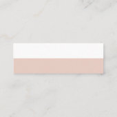 プロフェッショナルデザインモダンスペシャルエリートスタイリッシュ スキニー名刺 (裏面)