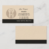 プロフェッショナルデザイン歯医療外科医 名刺 (正面/裏面)