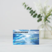 プロフェッショナルデジタルハイテク産業 名刺 (スタンド正面)