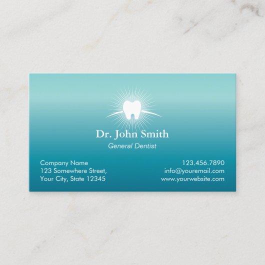 プロフェッショナルデンタルケア歯科アポイントメント 予約カード (正面)