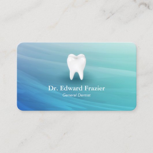 プロフェッショナルデンタルケア歯科医アポイントメントアクア 予約カード (正面)