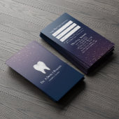 プロフェッショナルデンタルケア歯科医アポイントメントブルー 予約カード