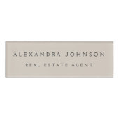 プロフェッショナルトゥーペニュートラルモダンビジネス 名札 (正面)