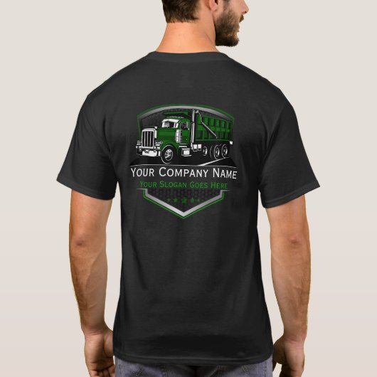 プロフェッショナルトラッキング運搬会社 Tシャツ (裏面)