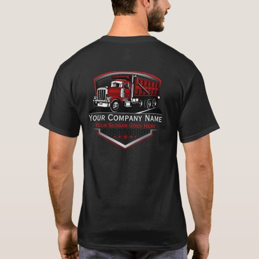 プロフェッショナルトラッキング運搬会社 Tシャツ (裏面)