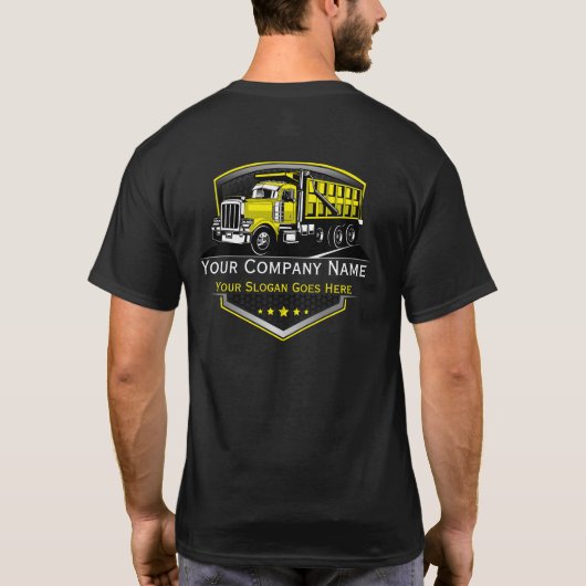プロフェッショナルトラッキング運搬会社 Tシャツ (裏面)