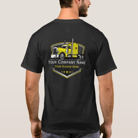 プロフェッショナルトラッキング運搬会社 Tシャツ (裏面)