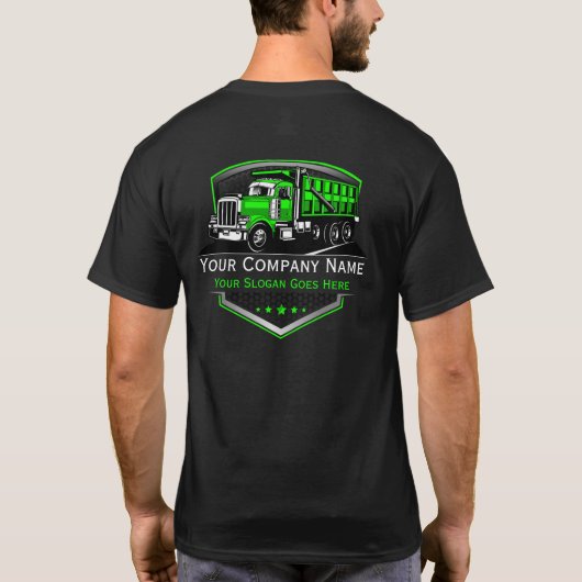 プロフェッショナルトラッキング運搬会社 Tシャツ (裏面)
