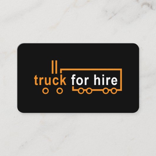 プロフェッショナルトラックでサイネージトラックを雇う 名刺 (正面)
