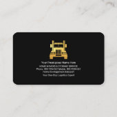 プロフェッショナルトラックでサイネージトラックを雇う 名刺 (裏面)