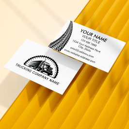 プロフェッショナルトラックシンプル運転車モダンのロゴBu 名刺