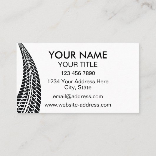 プロフェッショナルトラックシンプル運転車モダンのロゴBu 名刺 (裏面)