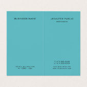 プロフェッショナルトレンディーエレガントカラーモノグラムの 名刺 (内部フラット)