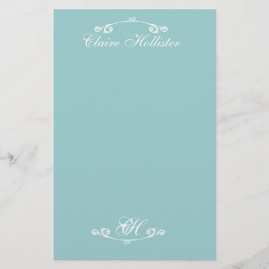 プロフェッショナルトレンディーHollister String モノグラムの 2 便箋 (正面)
