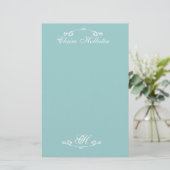 プロフェッショナルトレンディーHollister String モノグラムの 2 便箋 (スタンド正面)