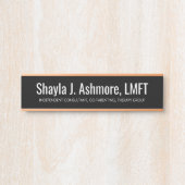 プロフェッショナルドア銘板 サインプレート (正面)