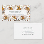 プロフェッショナルドゥラフローラテラコッタワイルドフラワー 名刺 (正面/裏面)