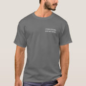 プロフェッショナルドッグウォーカーグレー Tシャツ (正面)