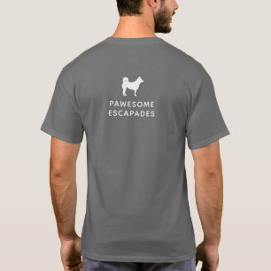 プロフェッショナルドッグウォーカーグレー Tシャツ