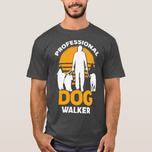 プロフェッショナルドッグウォーカーペットシッタギフト Tシャツ