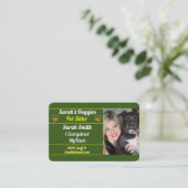 プロフェッショナルドッグウォーカーペット 名刺 (スタンド正面)