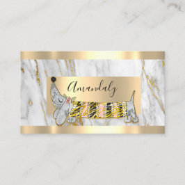 プロフェッショナルドッグシッターPET気にのベセット金ゴールド 名刺