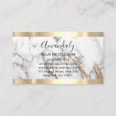 プロフェッショナルドッグシッターPET'気にs Basset Marble 名刺 (裏面)