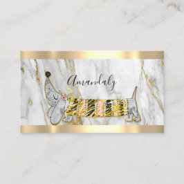 プロフェッショナルドッグシッターPET'気にs Basset Marble 名刺