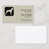 プロフェッショナルドッグトレーナー 名刺 (正面/裏面)