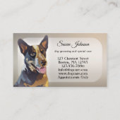 プロフェッショナルドッグ気にグルーミング名刺 名刺 (裏面)