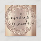 プロフェッショナルドリップス6パンチカスタムズバラ スクエア名刺 (正面)