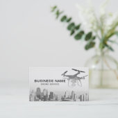 プロフェッショナルドロンサービス航空写真 名刺 (スタンド正面)