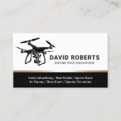 プロフェッショナルドローン写真家の航空写真 名刺 (正面)