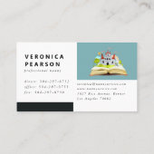 プロフェッショナルナニーバビーシッターのサービス 名刺 (裏面)