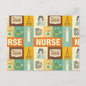 プロフェッショナルナースアイコニック設計 ポストカード (正面)