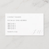 プロフェッショナルナース助産師Doula名刺 名刺 (裏面)