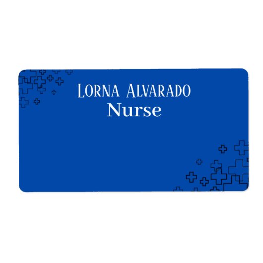 プロフェッショナルナース名刺テンプレート ラベル (正面)