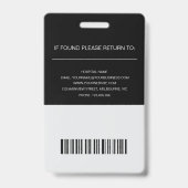 プロフェッショナルナースIDバッジ バッジ (裏面)