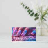 プロフェッショナルネイルアーティストサロンマニキュアまたはコード 名刺 (スタンド正面)