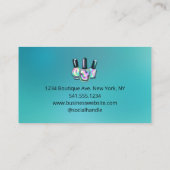 プロフェッショナルネイルアーティストマニキュア輝 名刺 (裏面)