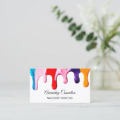 プロフェッショナルネイルアーティスト技術者の液体ドライブ 名刺 (スタンド正面)