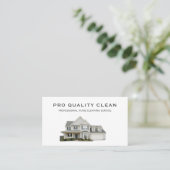 プロフェッショナルハウスクリーニングクリーナーサービス 名刺 (スタンド正面)