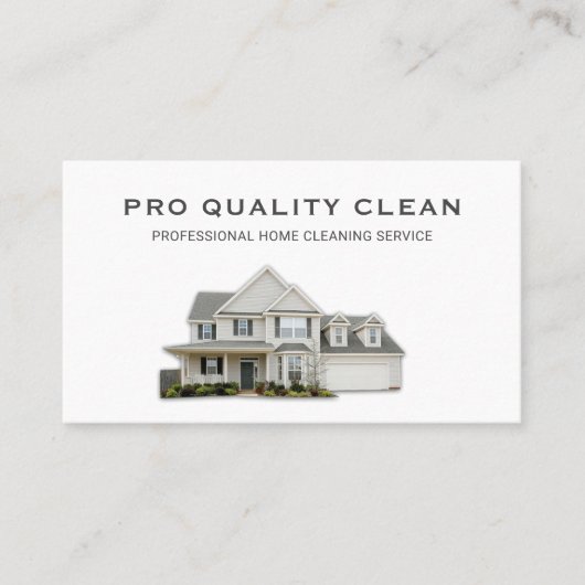 プロフェッショナルハウスクリーニングクリーナーサービス 名刺 (正面)
